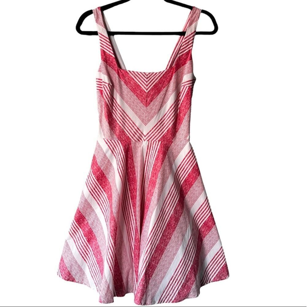 Bailey Blue Fit & Flare Striped Retro Skater Dress XS